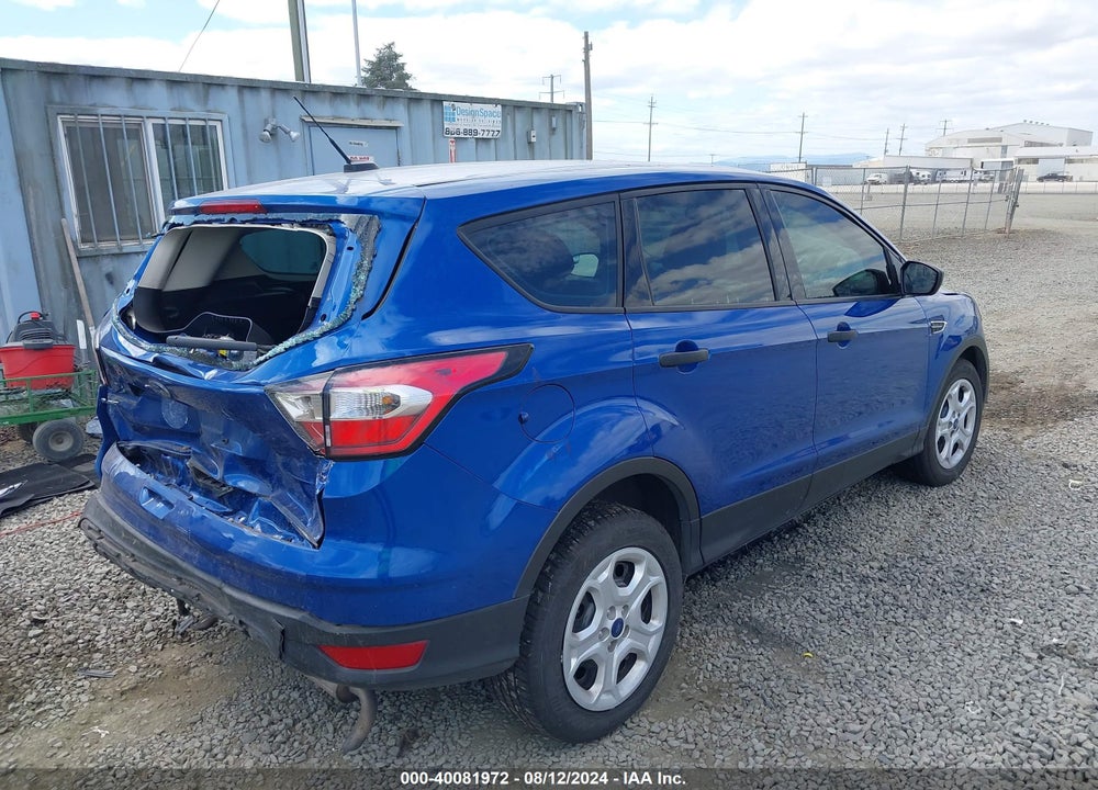 2017 FORD ESCAPE S VIN: 1FMCU0F71HUC11780
