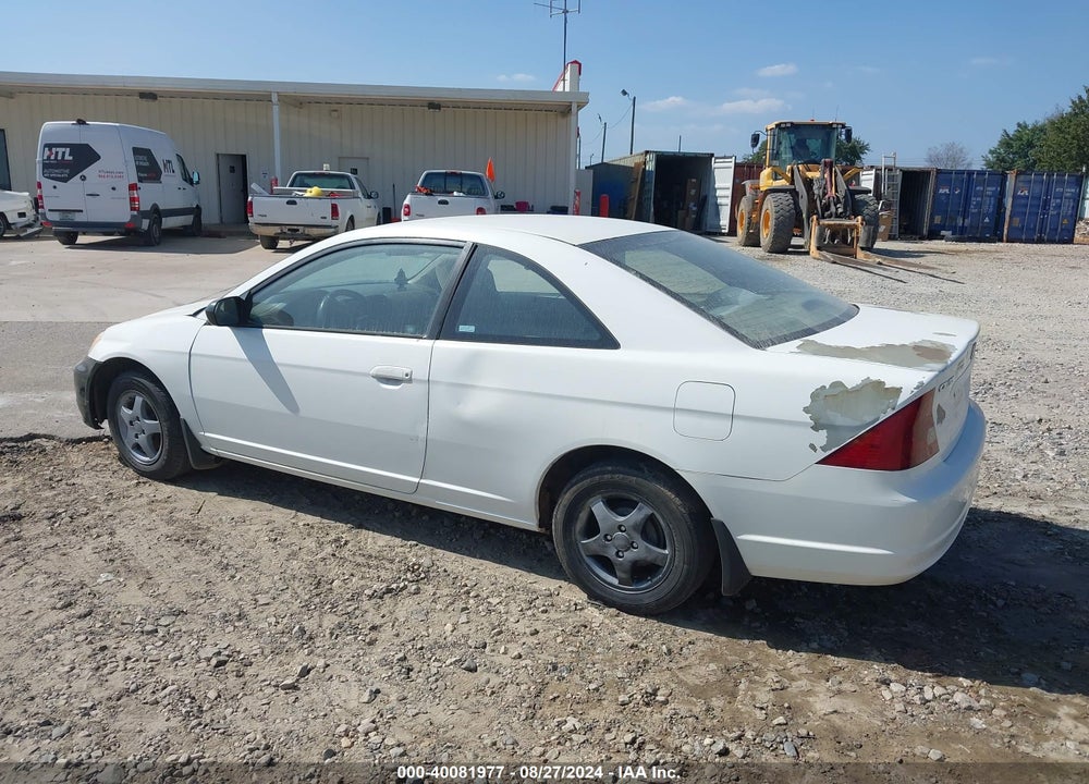 2002 HONDA CIVIC LX VIN: 1HGEM22542L088956