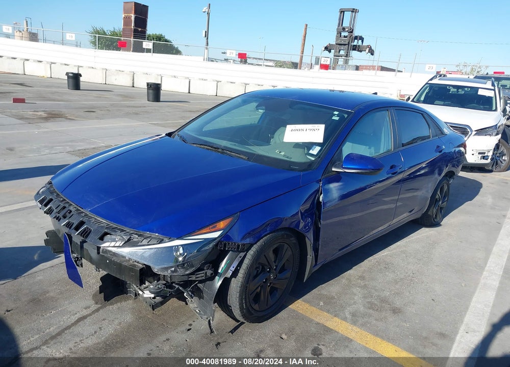 2022 HYUNDAI ELANTRA SEL VIN: 5NPLS4AG6NH073135