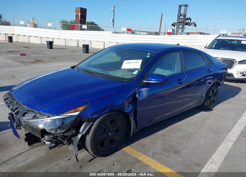 2022 HYUNDAI ELANTRA SEL VIN: 5NPLS4AG6NH073135