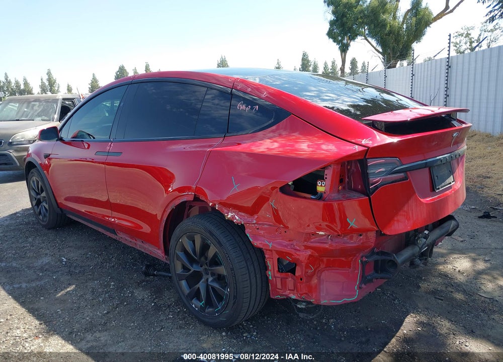 2022 TESLA MODEL X DUAL MOTOR ALL-WHEEL DRIVE/PLAID TRI MOTOR ALL-WHEEL DRIVE VIN: 7SAXCDE59NF336744