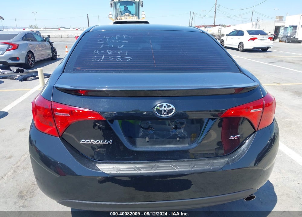 2019 TOYOTA COROLLA SE VIN: 5YFBURHE9KP892047
