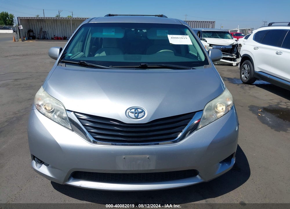 2012 TOYOTA SIENNA LE V6 8 PASSENGER VIN: 5TDKK3DC1CS233640
