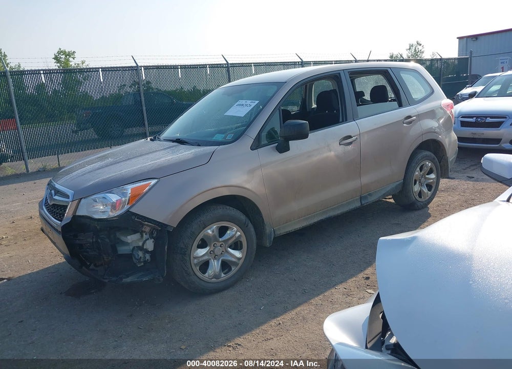 2014 SUBARU FORESTER 2.5I VIN: JF2SJAAC4EH444951