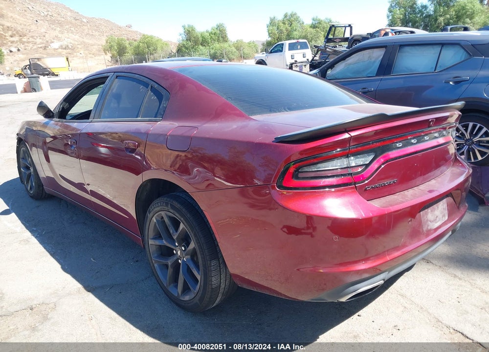 2019 DODGE CHARGER SXT RWD VIN: 2C3CDXBG3KH605704