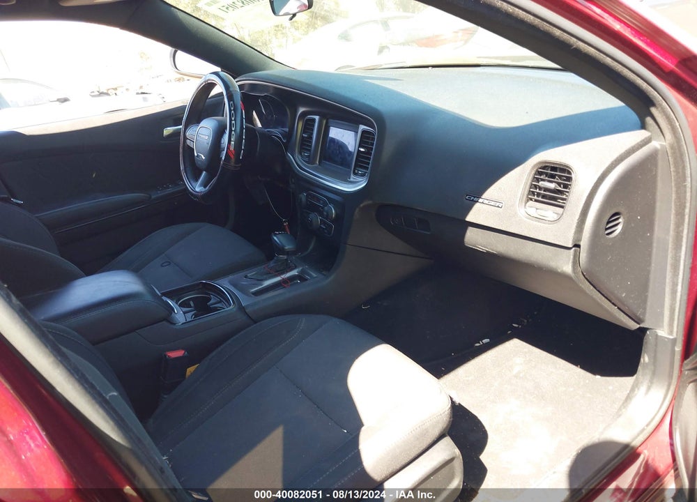 2019 DODGE CHARGER SXT RWD VIN: 2C3CDXBG3KH605704