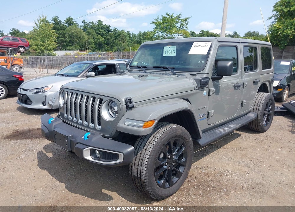 2022 JEEP WRANGLER 4XE UNLIMITED SAHARA 4X4 VIN: 1C4JJXP67NW198231