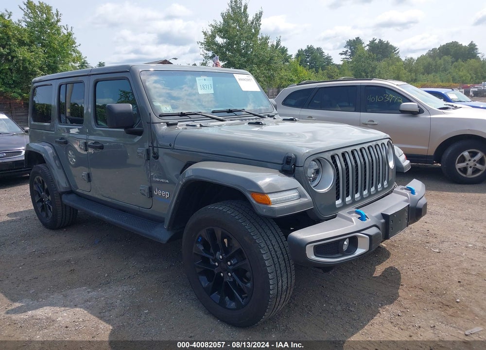 2022 JEEP WRANGLER 4XE UNLIMITED SAHARA 4X4 VIN: 1C4JJXP67NW198231