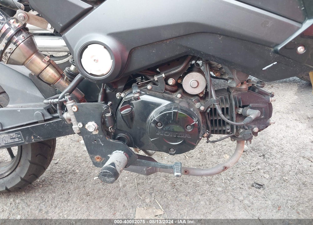 2015 HONDA GROM 125 VIN: MLHJC6116F5107102
