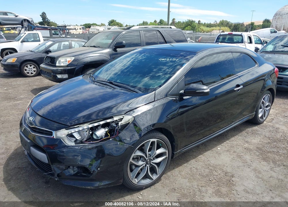 2015 KIA FORTE KOUP SX VIN: KNAFZ6A35F5373877