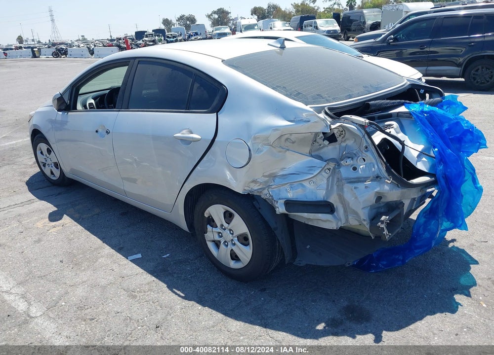 2017 KIA FORTE LX VIN: 3KPFK4A71HE125647