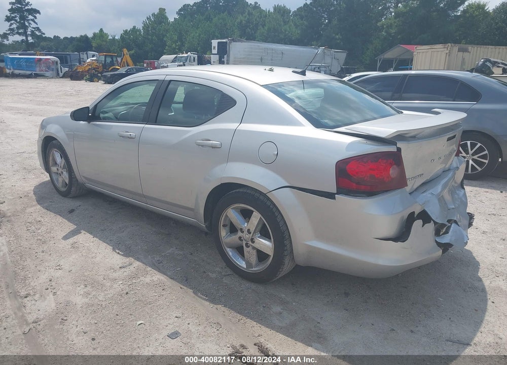 2012 DODGE AVENGER SE VIN: 1C3CDZAB7CN247033