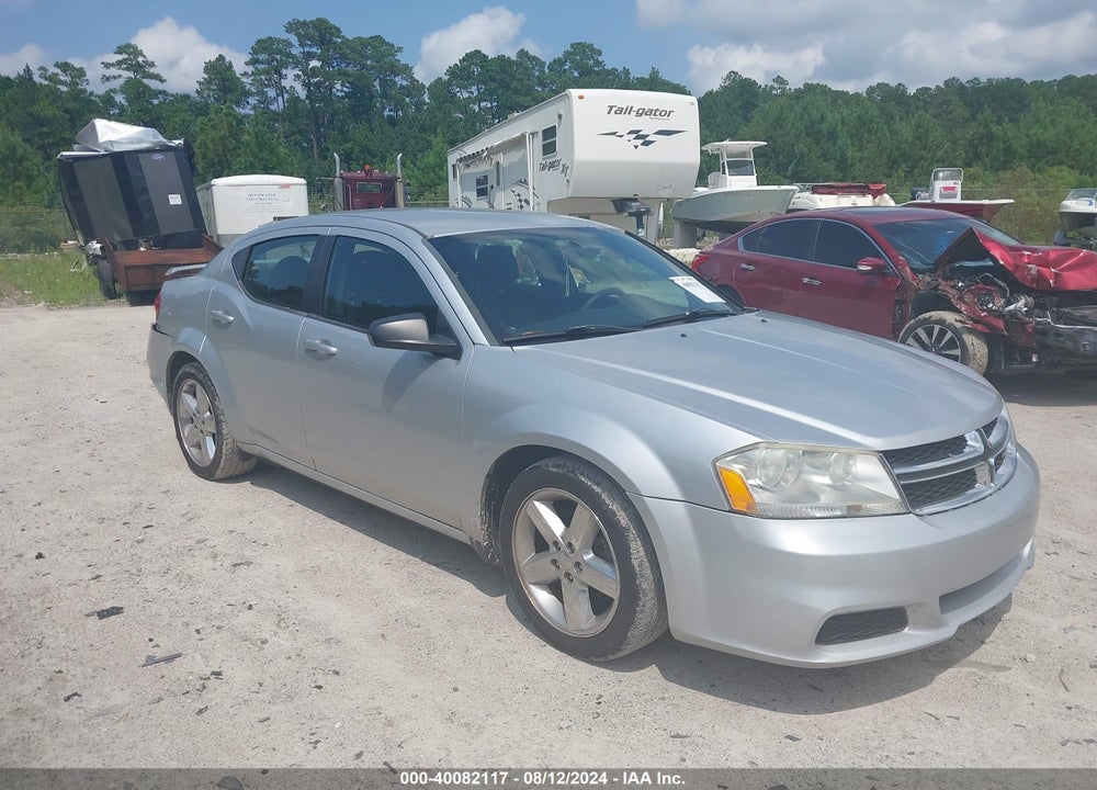2012 DODGE AVENGER SE VIN: 1C3CDZAB7CN247033