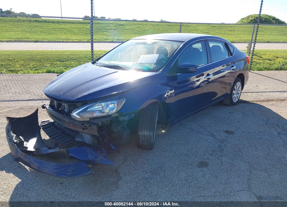 2017 NISSAN SENTRA SV VIN: 3N1AB7APXHL648692