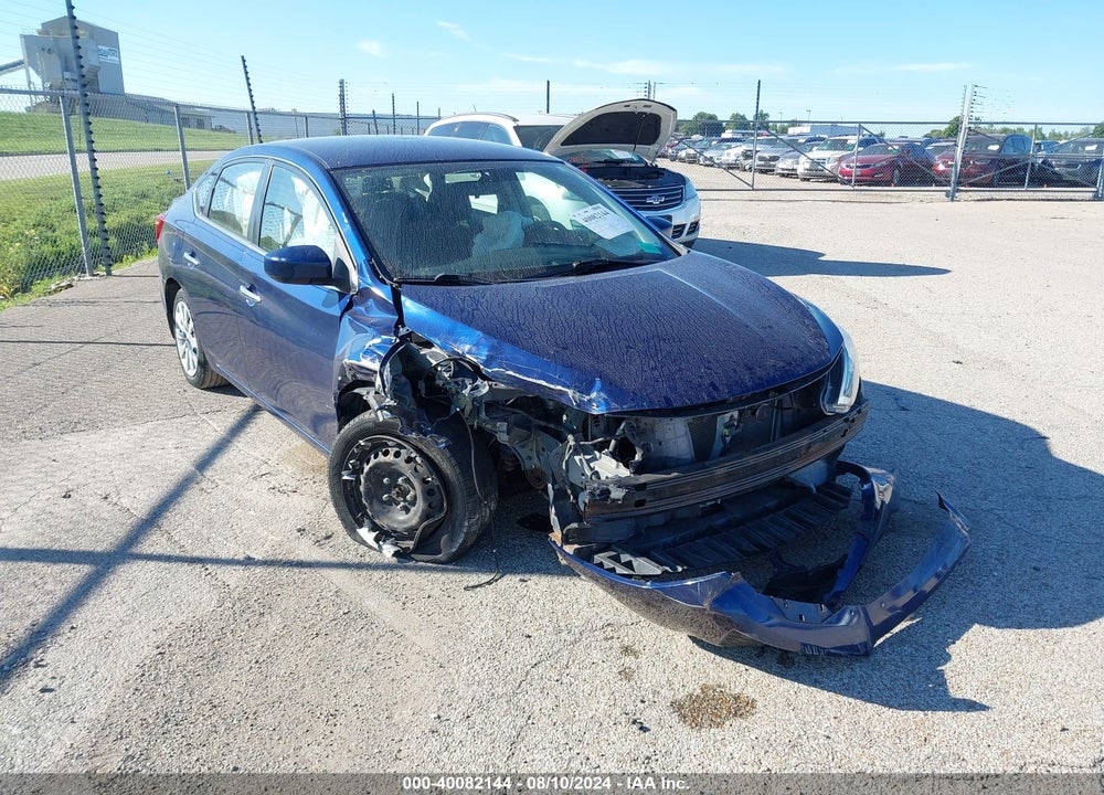 2017 NISSAN SENTRA SV VIN: 3N1AB7APXHL648692