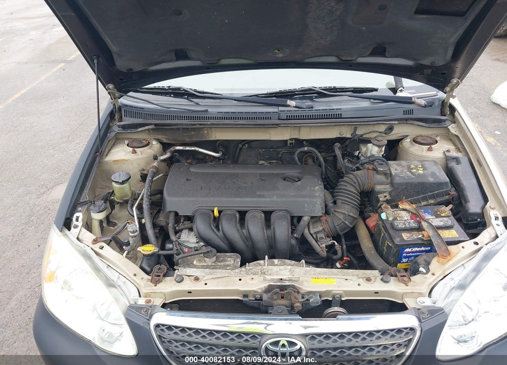 2007 TOYOTA COROLLA LE VIN: 2T1BR32E87C728626