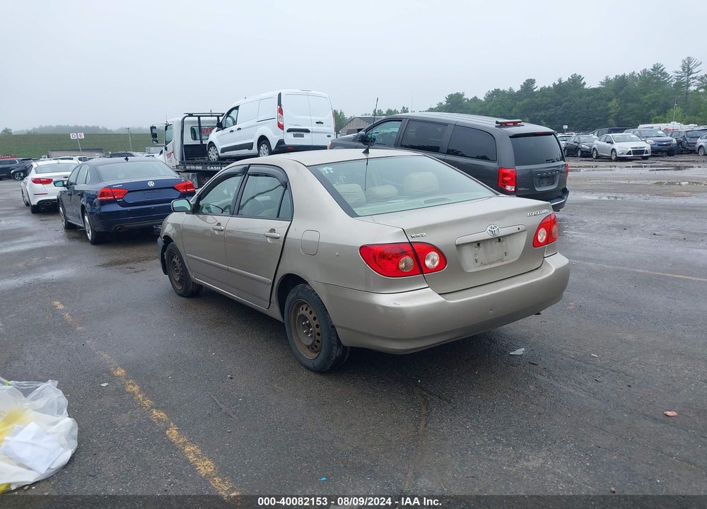 2007 TOYOTA COROLLA LE VIN: 2T1BR32E87C728626