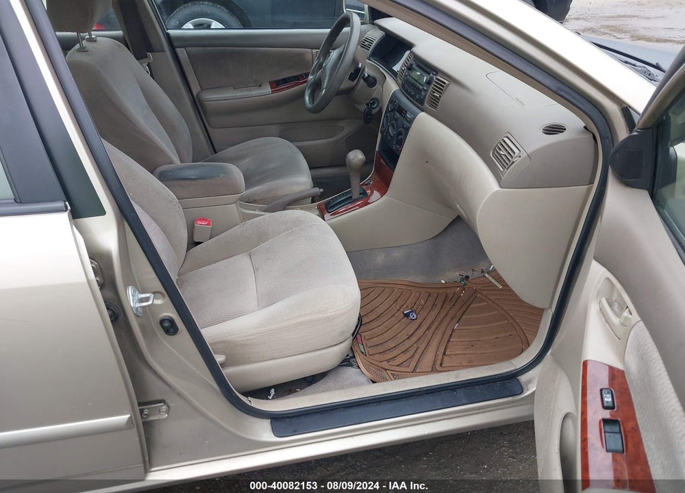 2007 TOYOTA COROLLA LE VIN: 2T1BR32E87C728626
