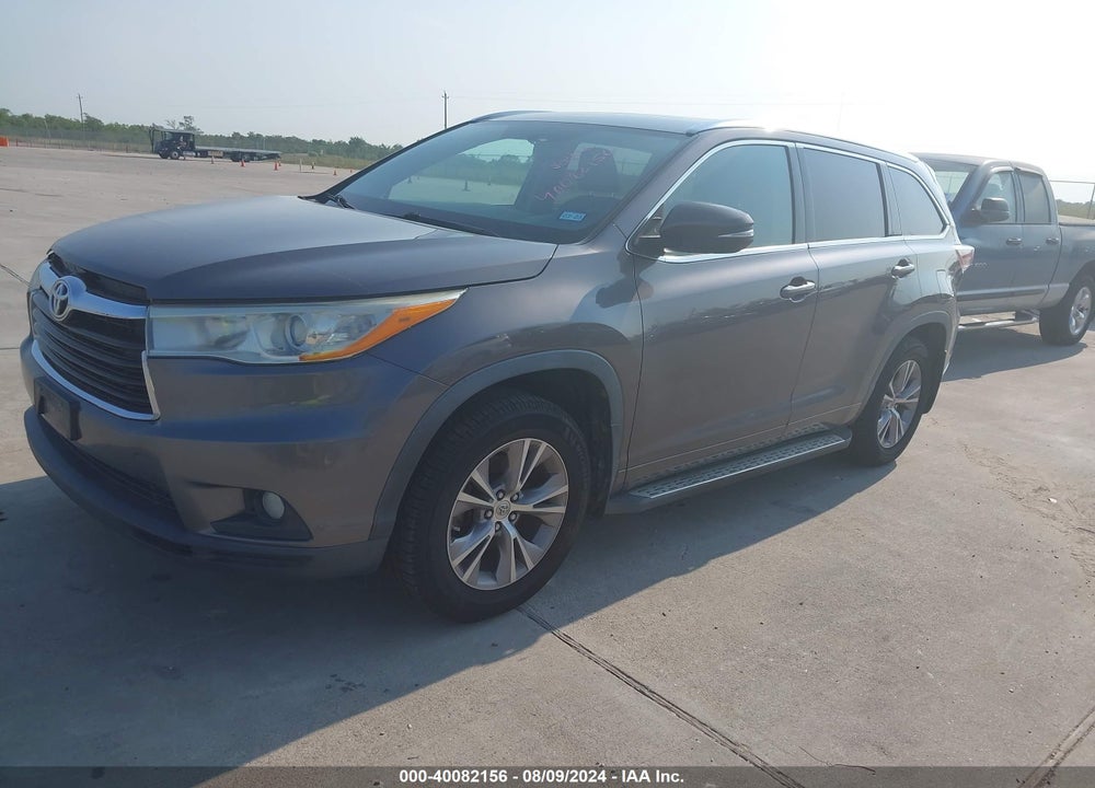 2014 TOYOTA HIGHLANDER XLE V6 VIN: 5TDKKRFH8ES017234