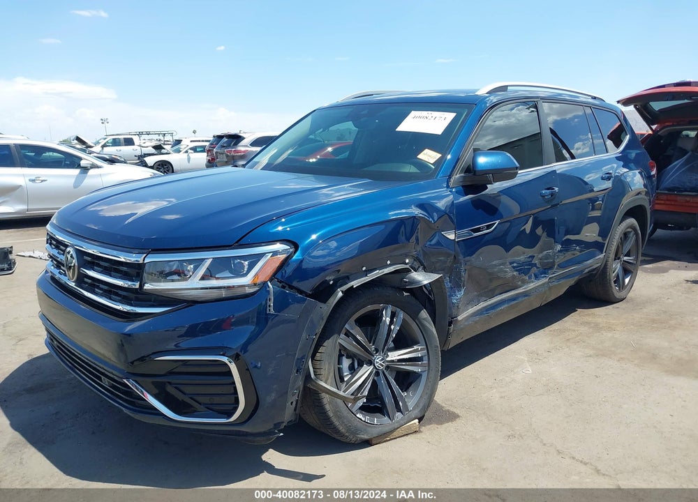 2022 VOLKSWAGEN ATLAS 3.6L V6 SEL R-LINE VIN: 1V2AR2CA3NC519414