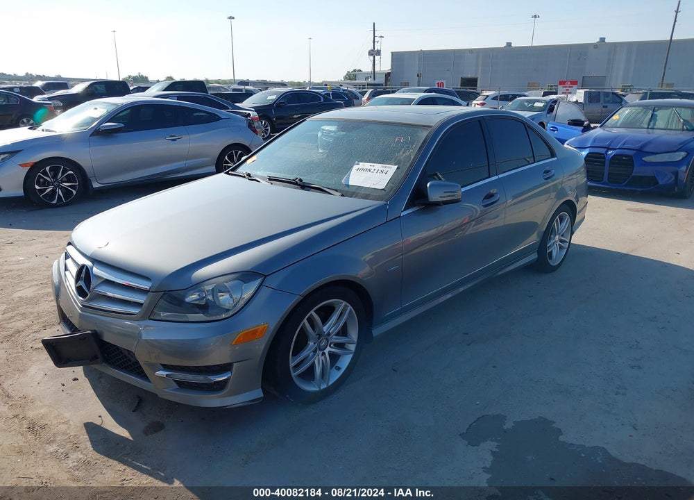 2012 MERCEDES-BENZ C 250 LUXURY/SPORT VIN: WDDGF4HBXCR235277