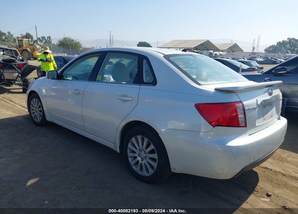 2009 SUBARU IMPREZA 2.5I VIN: JF1GE60629H510197