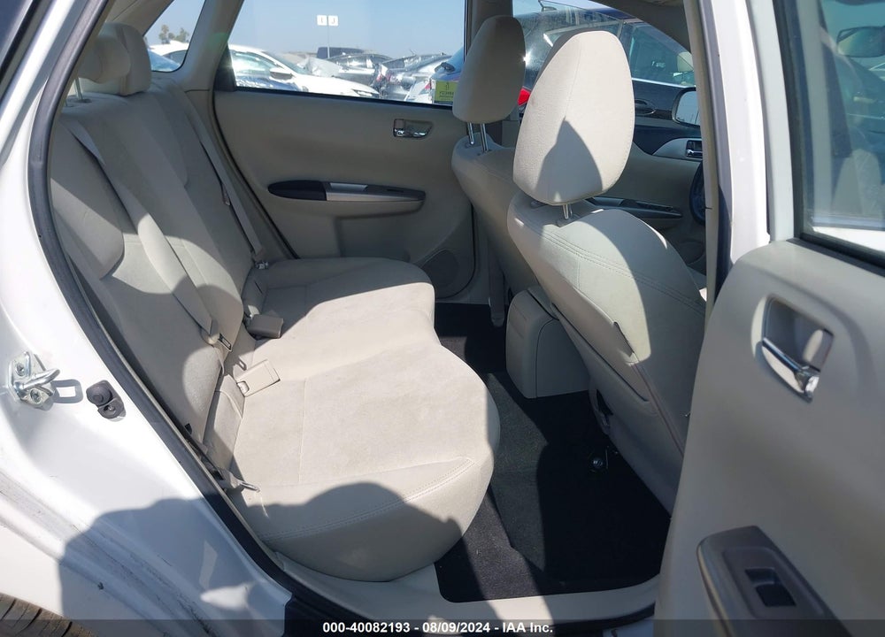 2009 SUBARU IMPREZA 2.5I VIN: JF1GE60629H510197