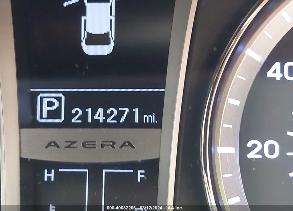 2013 HYUNDAI AZERA VIN: KMHFG4JG5DA210064