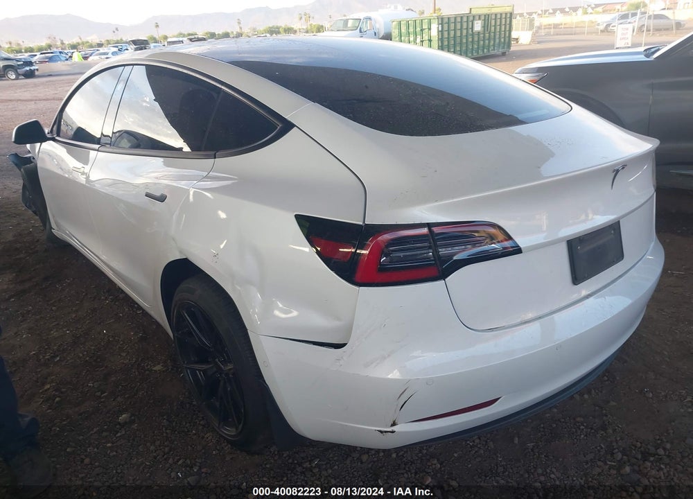 2021 TESLA MODEL 3 STANDARD RANGE PLUS REAR-WHEEL DRIVE VIN: 5YJ3E1EA9MF837097