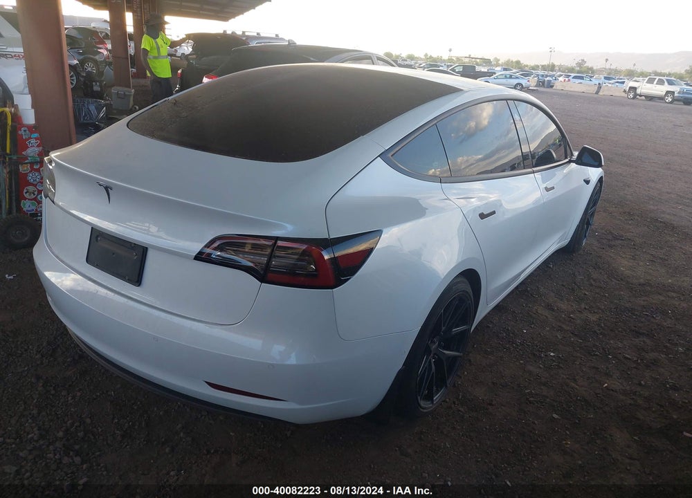2021 TESLA MODEL 3 STANDARD RANGE PLUS REAR-WHEEL DRIVE VIN: 5YJ3E1EA9MF837097