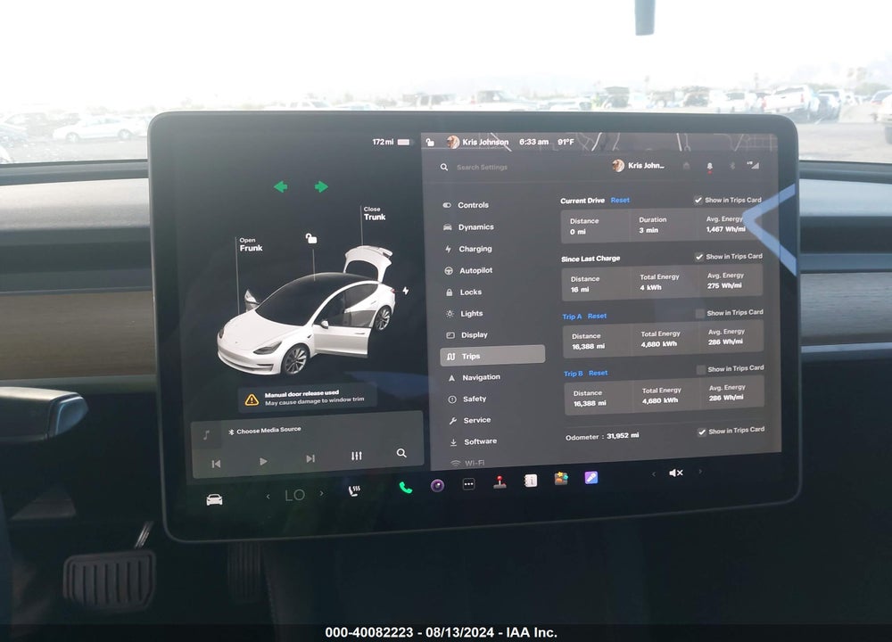 2021 TESLA MODEL 3 STANDARD RANGE PLUS REAR-WHEEL DRIVE VIN: 5YJ3E1EA9MF837097