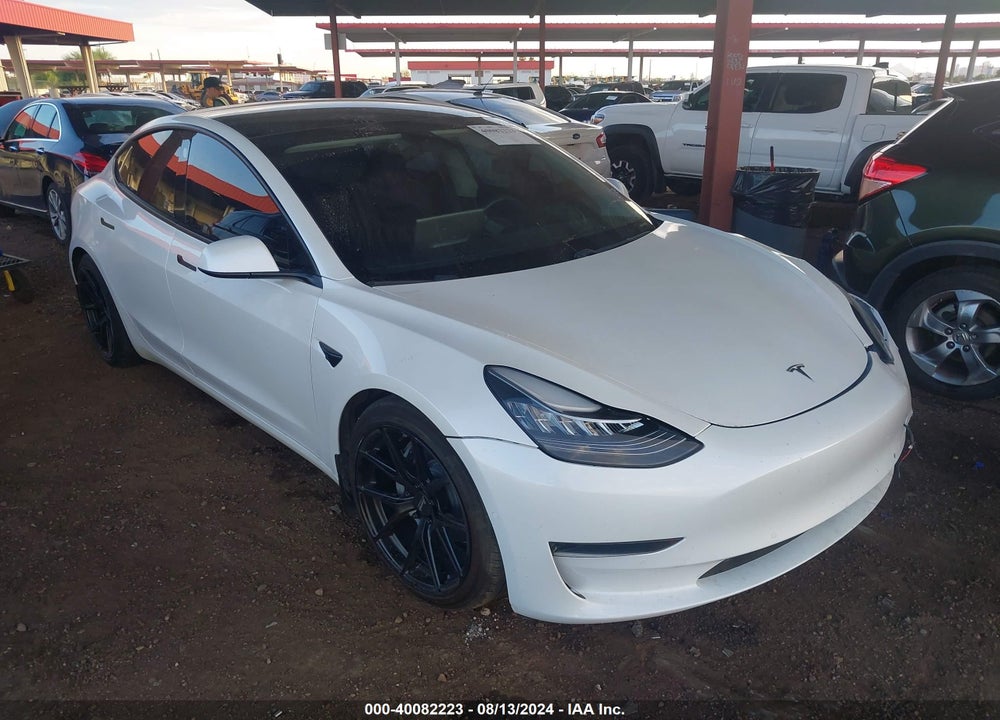 2021 TESLA MODEL 3 STANDARD RANGE PLUS REAR-WHEEL DRIVE VIN: 5YJ3E1EA9MF837097