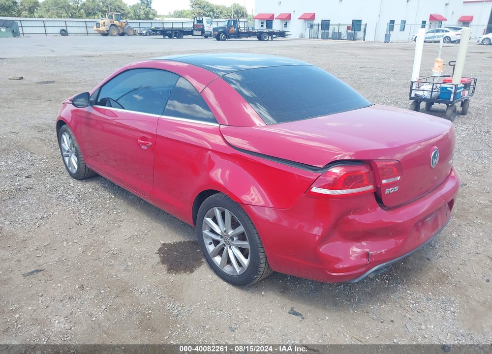 2012 VOLKSWAGEN EOS KOMFORT VIN: WVWBW7AH7CV002923
