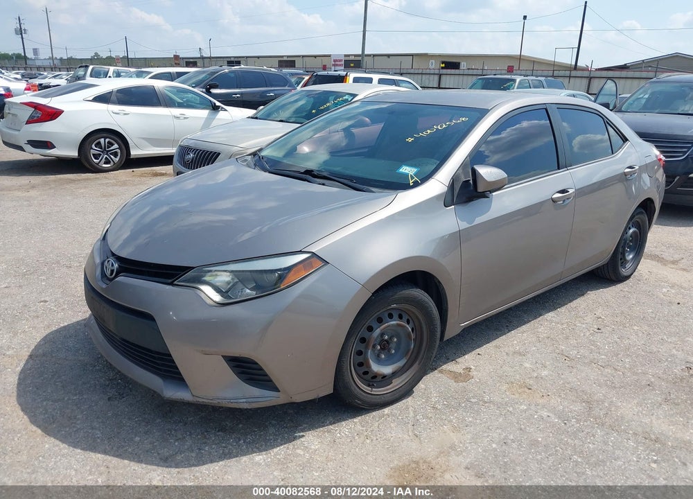 2014 TOYOTA COROLLA LE VIN: 5YFBURHE2EP102866