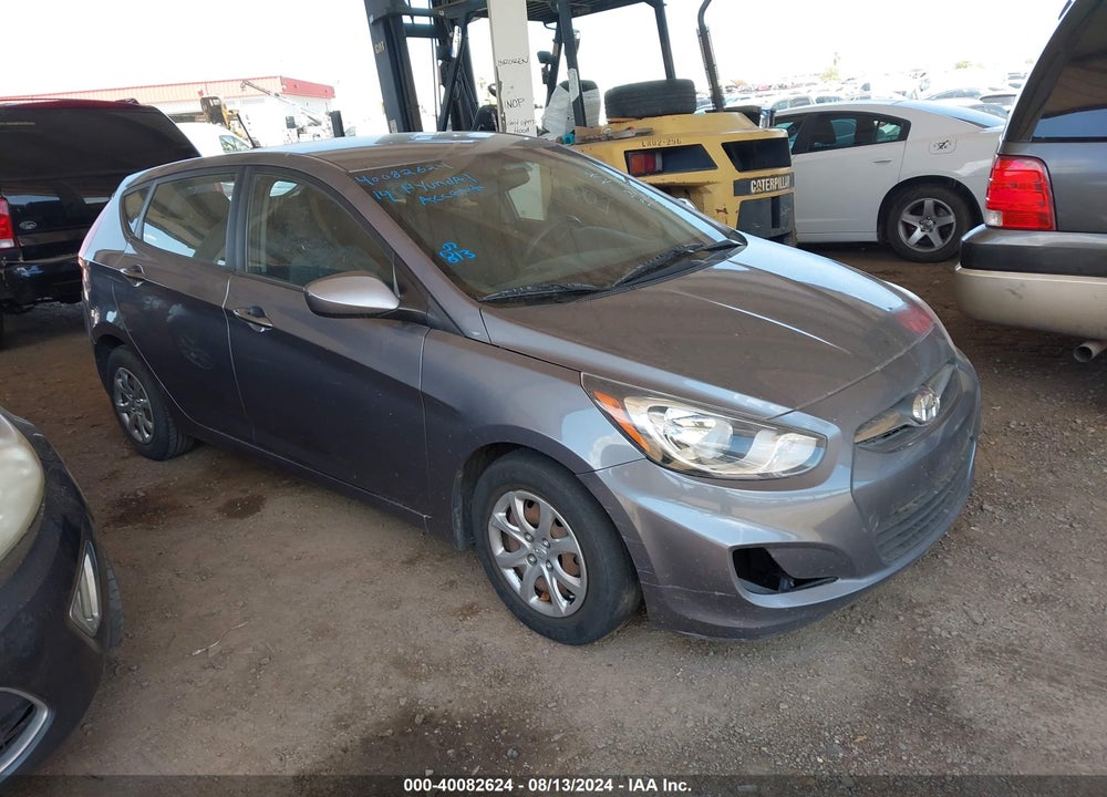 2014 HYUNDAI ACCENT GS VIN: KMHCT5AE0EU148155