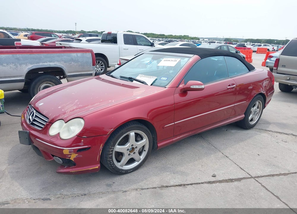 2004 MERCEDES-BENZ CLK 500 VIN: WDBTK75G14T027605