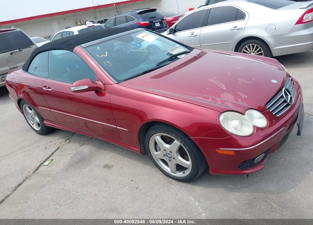 2004 MERCEDES-BENZ CLK 500 VIN: WDBTK75G14T027605