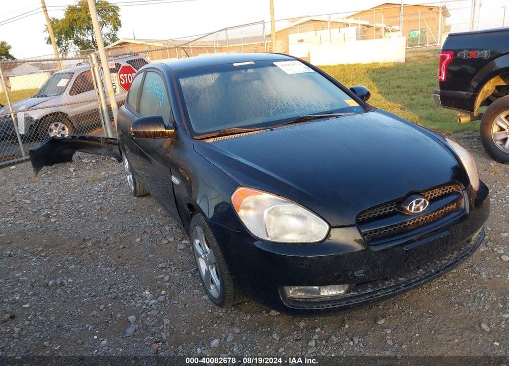 2008 HYUNDAI ACCENT SE VIN: KMHCN36C68U072970