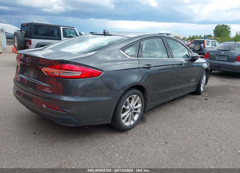 2019 FORD FUSION HYBRID SE VIN: 3FA6P0LU4KR235093