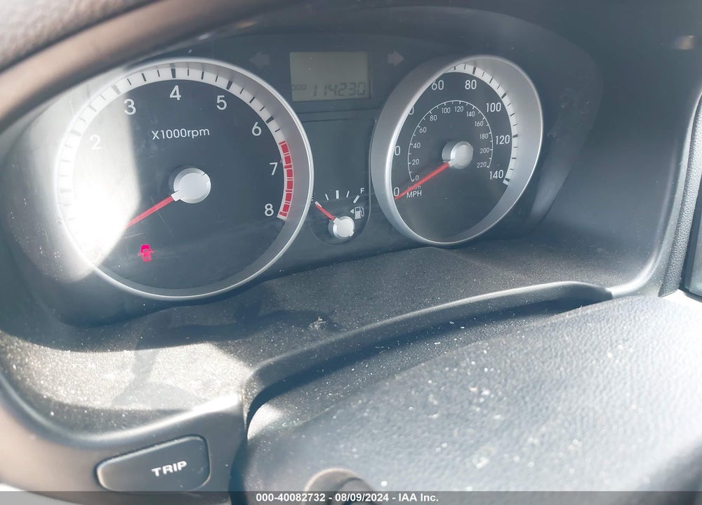 2009 HYUNDAI ACCENT GLS VIN: KMHCN46C39U370559