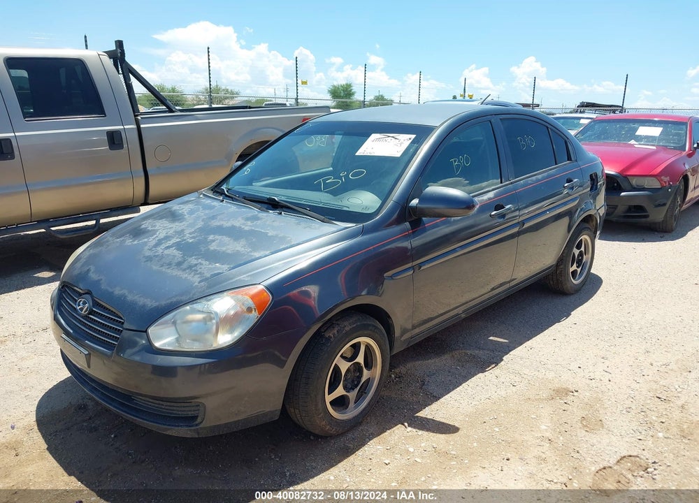 2009 HYUNDAI ACCENT GLS VIN: KMHCN46C39U370559