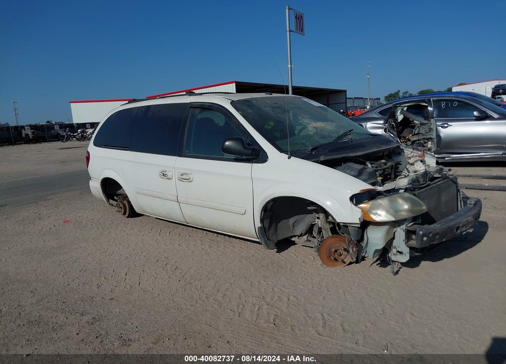 2007 DODGE GRAND CARAVAN SXT VIN: 2D4GP44L37R170622