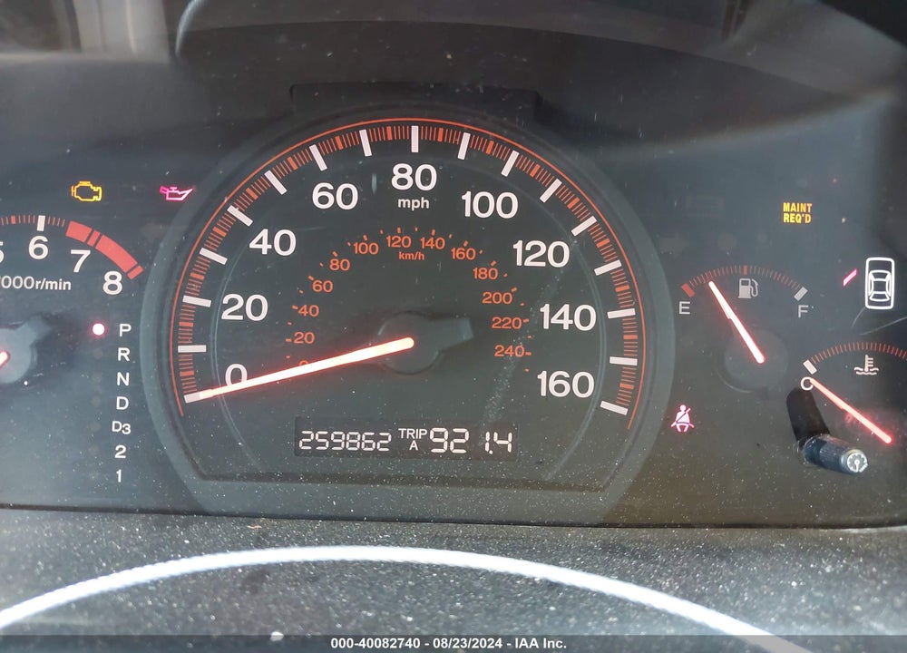 2003 HONDA ACCORD 2.4 EX VIN: 1HGCM726X3A002009