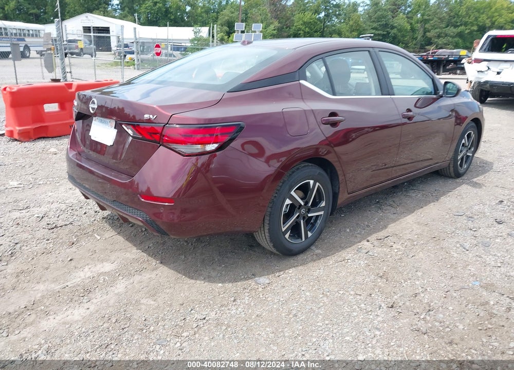 2024 NISSAN SENTRA SV XTRONIC CVT VIN: 3N1AB8CV9RY376819