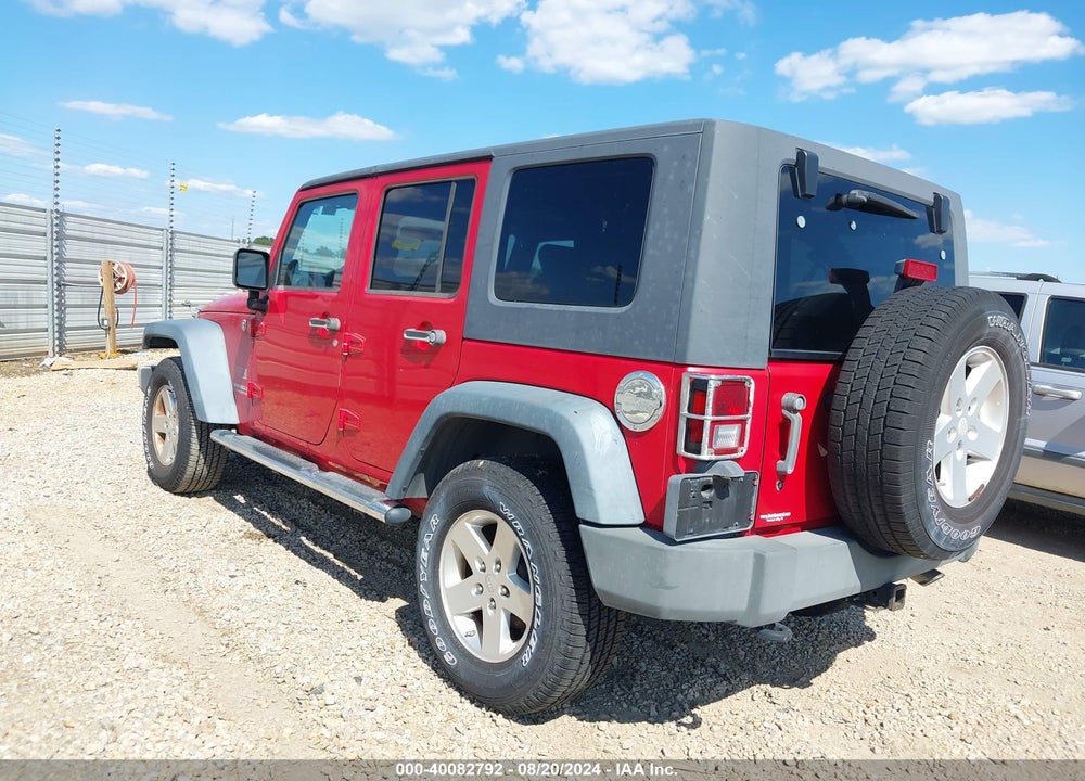 2009 JEEP WRANGLER UNLIMITED X VIN: 1J4GA39179L744435