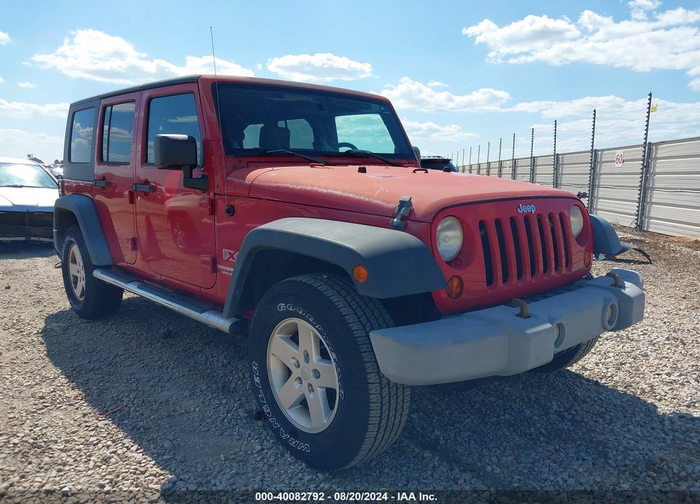 2009 JEEP WRANGLER UNLIMITED X VIN: 1J4GA39179L744435