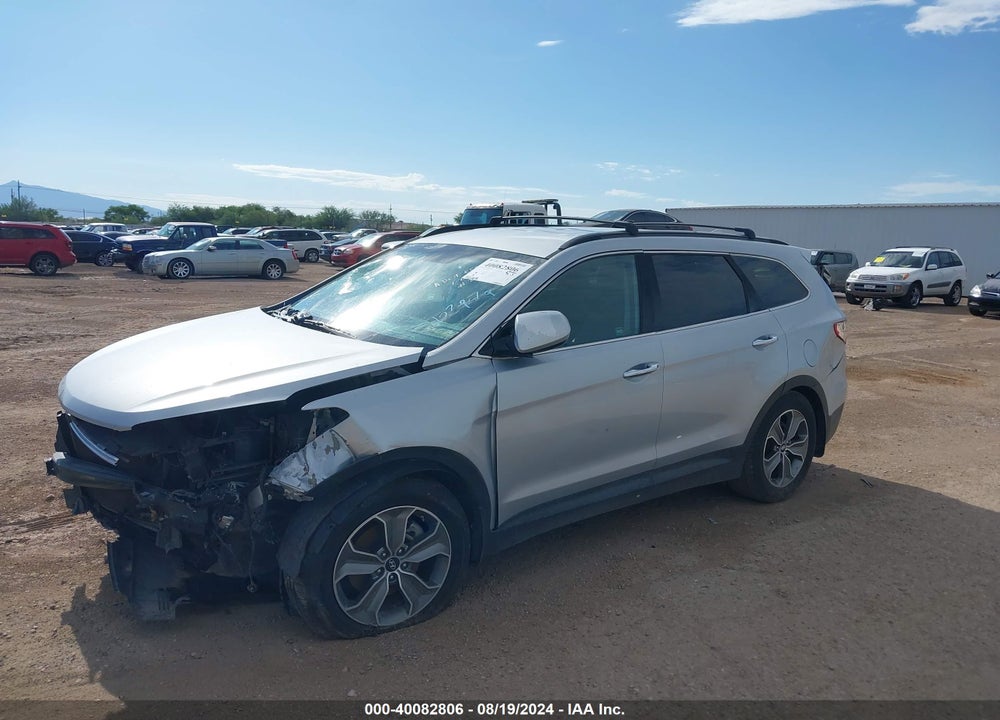 2015 HYUNDAI SANTA FE GLS VIN: KM8SM4HF4FU107949