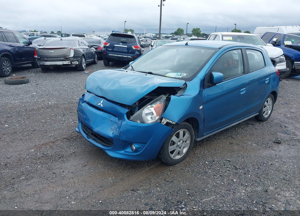 2014 MITSUBISHI MIRAGE ES VIN: ML32A4HJ5EH012313