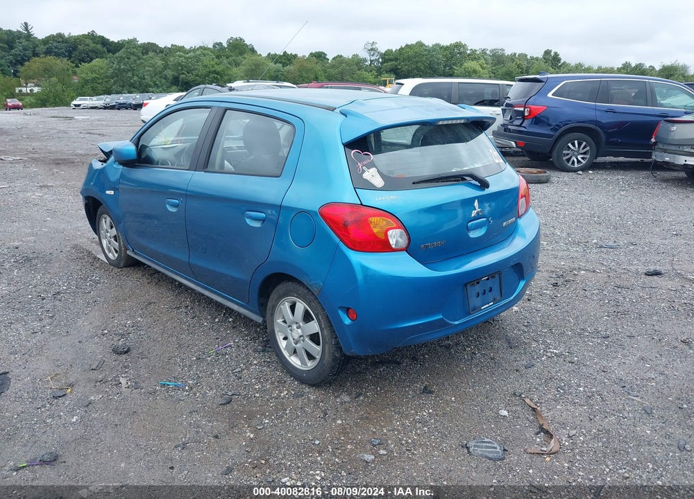 2014 MITSUBISHI MIRAGE ES VIN: ML32A4HJ5EH012313