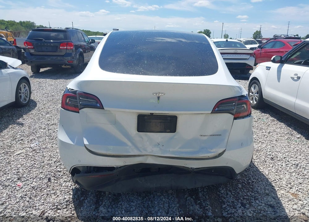 2020 TESLA MODEL Y LONG RANGE DUAL MOTOR ALL-WHEEL DRIVE VIN: 5YJYGDEE0LF039218